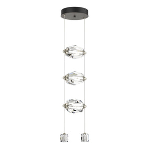 Hubbardton Forge - 139058-LED-STND-07-CR - LED Pendant - Gatsby - Dark Smoke