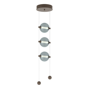 Hubbardton Forge - 139059-LED-STND-05-YL0668 - LED Pendant - Abacus - Bronze