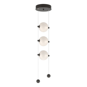 Hubbardton Forge - 139059-LED-STND-14-GG0668 - LED Pendant - Abacus - Oil Rubbed Bronze
