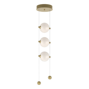 Hubbardton Forge - 139059-LED-STND-86-GG0668 - LED Pendant - Abacus - Modern Brass