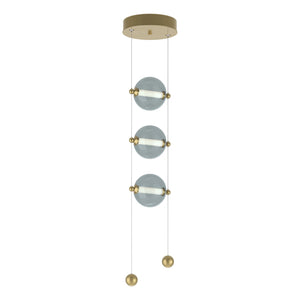 Hubbardton Forge - 139059-LED-STND-86-YL0668 - LED Pendant - Abacus - Modern Brass