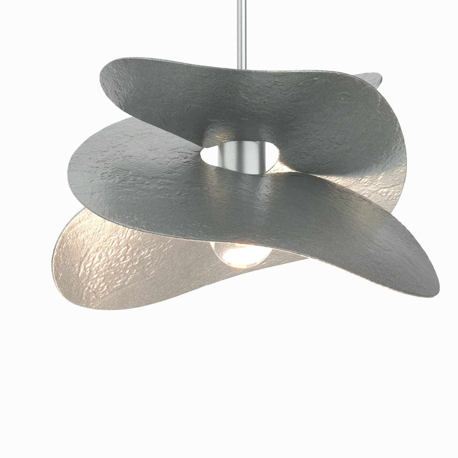 Hubbardton Forge - 139450-SKT-MULT-82 - One Light Pendant - Hibiscus - Vintage Platinum