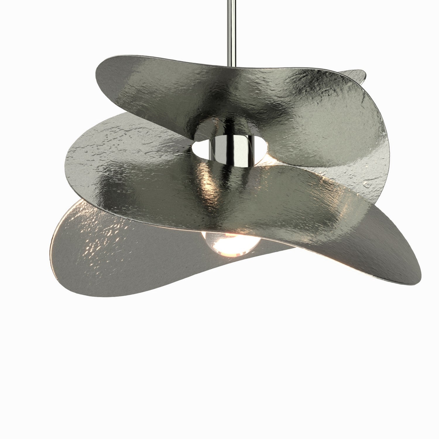 Hubbardton Forge - 139450-SKT-MULT-85 - One Light Pendant - Hibiscus - Sterling