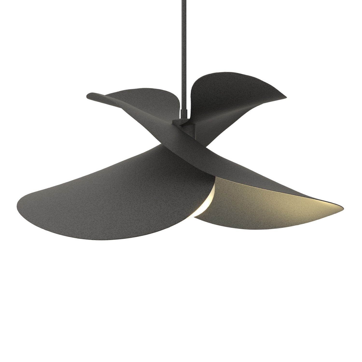 Hubbardton Forge - 139455-SKT-MULT-20 - One Light Pendant - Hibiscus - Natural Iron