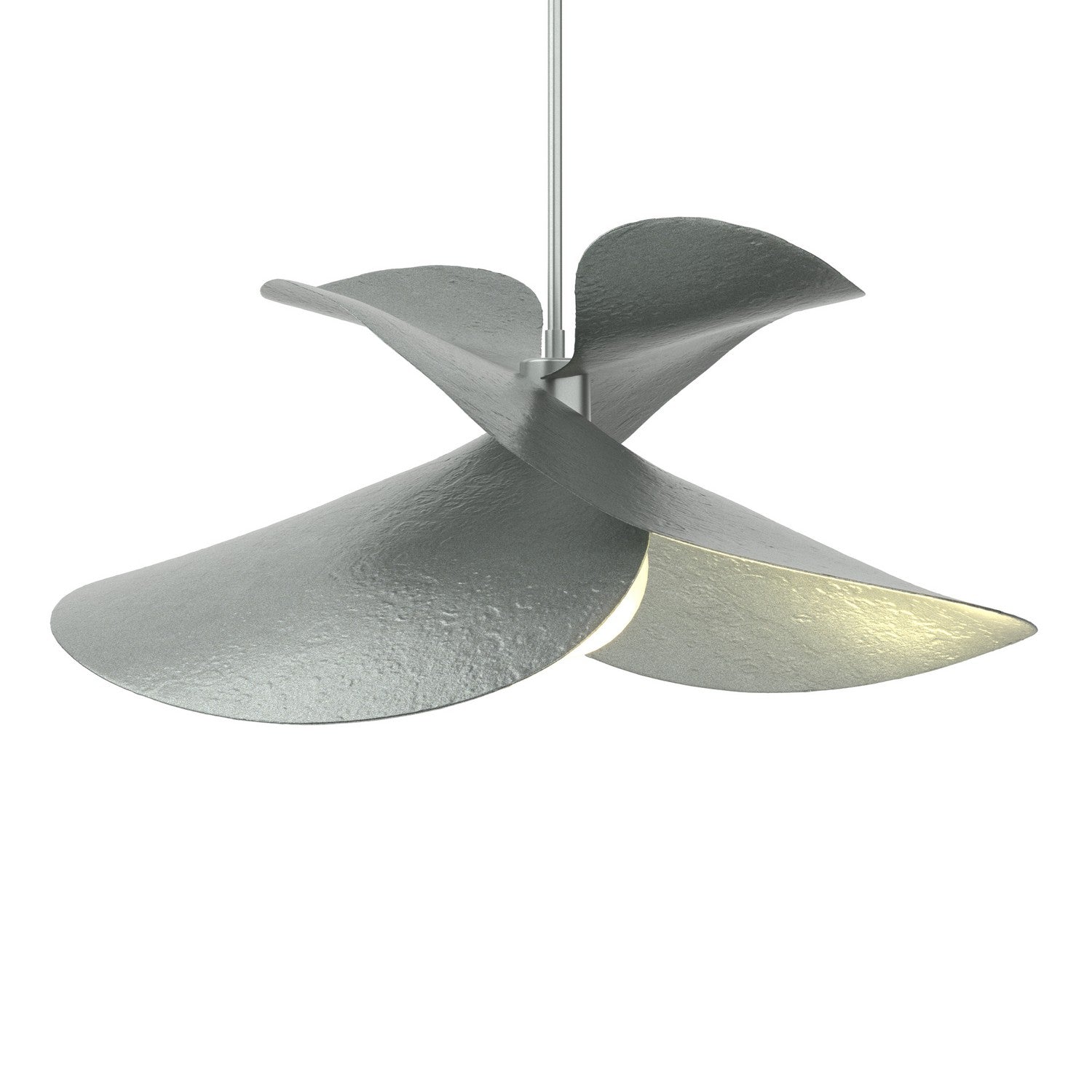 Hubbardton Forge - 139455-SKT-MULT-82 - One Light Pendant - Hibiscus - Vintage Platinum