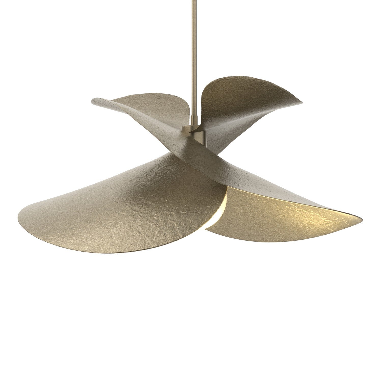 Hubbardton Forge - 139455-SKT-MULT-84 - One Light Pendant - Hibiscus - Soft Gold