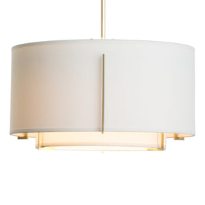 Hubbardton Forge - 139602-SKT-MULT-86-SF1099-SF1590 - One Light Pendant - Exos - Modern Brass