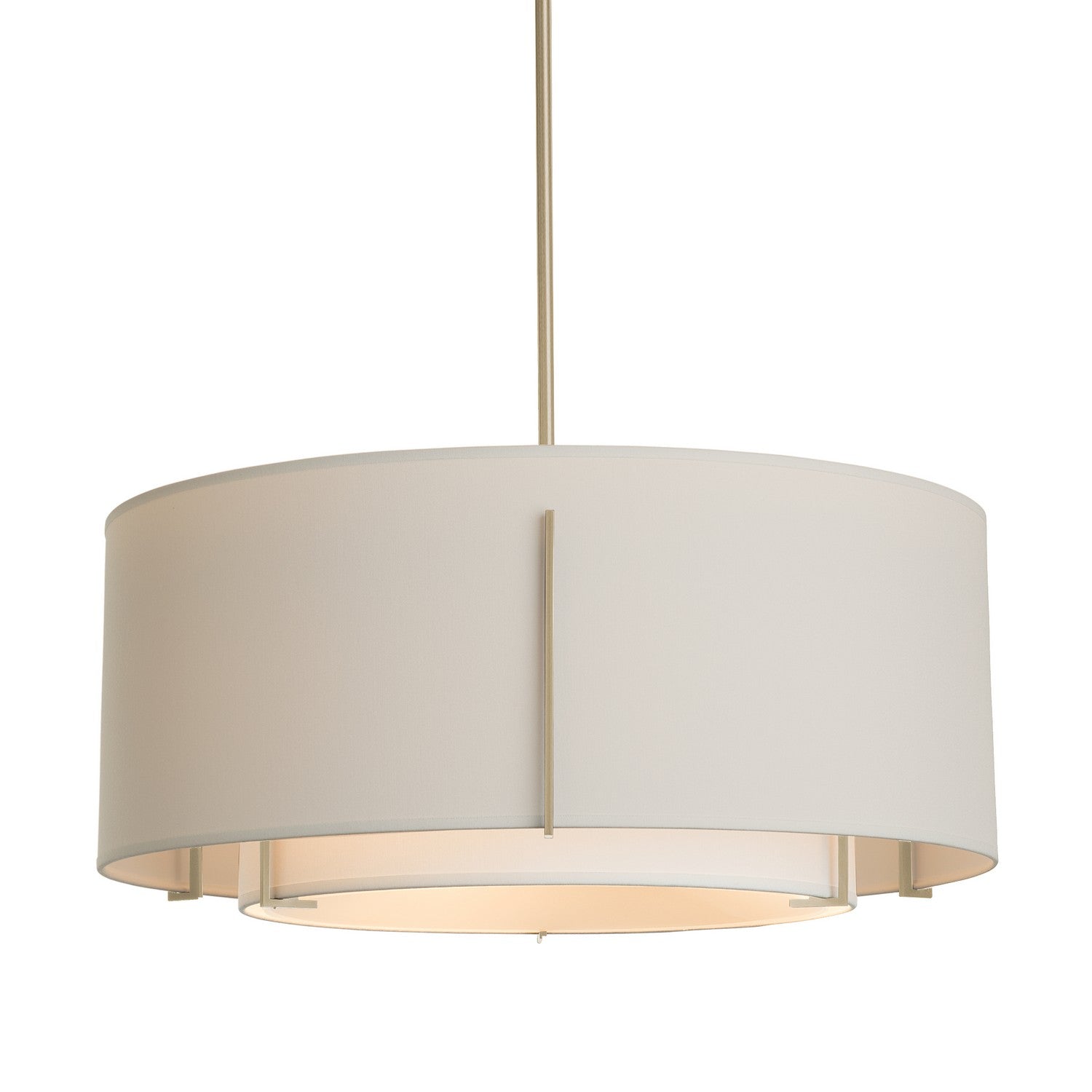 Hubbardton Forge - 139605-SKT-MULT-85-SF1590-SE2290 - Exos Double Shade Pendant - Exos - Sterling