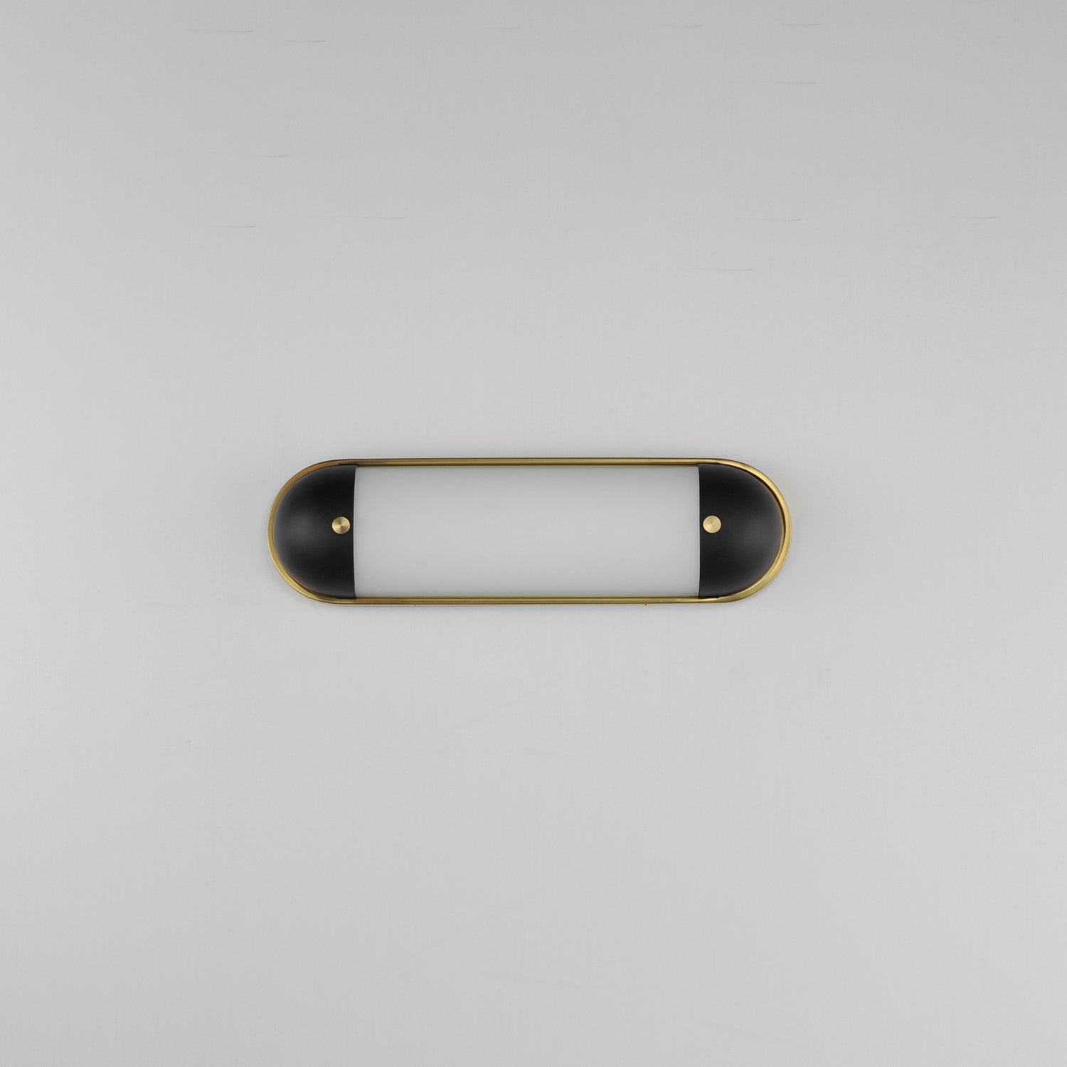 Maxim - 39561SWBKNAB - LED Bath Vanity - Capsule - Black / Natural Aged Brass