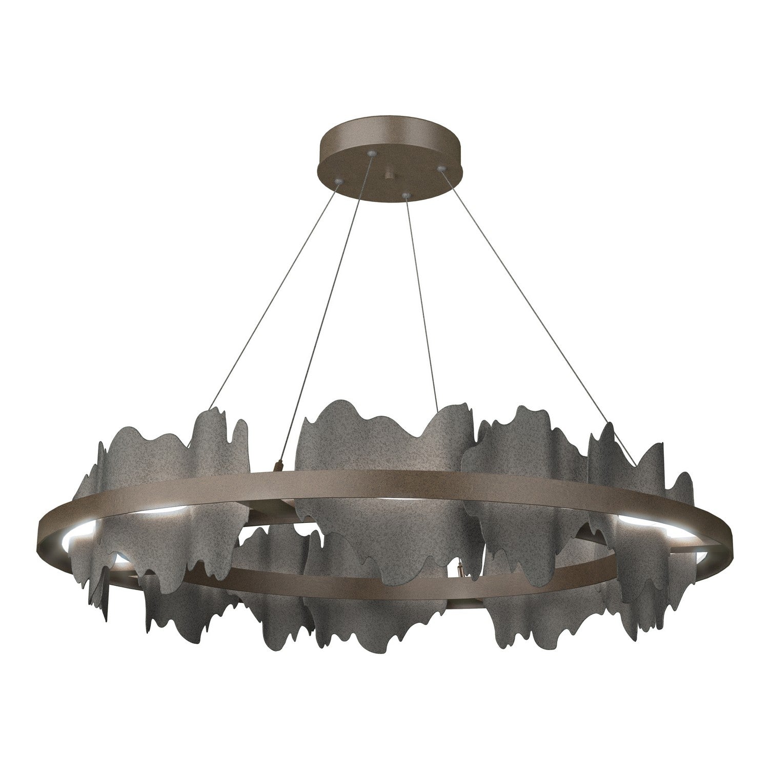Hubbardton Forge - 139653-LED-STND-05-20 - Hildene Circular LED Pendant - Hildene - Bronze