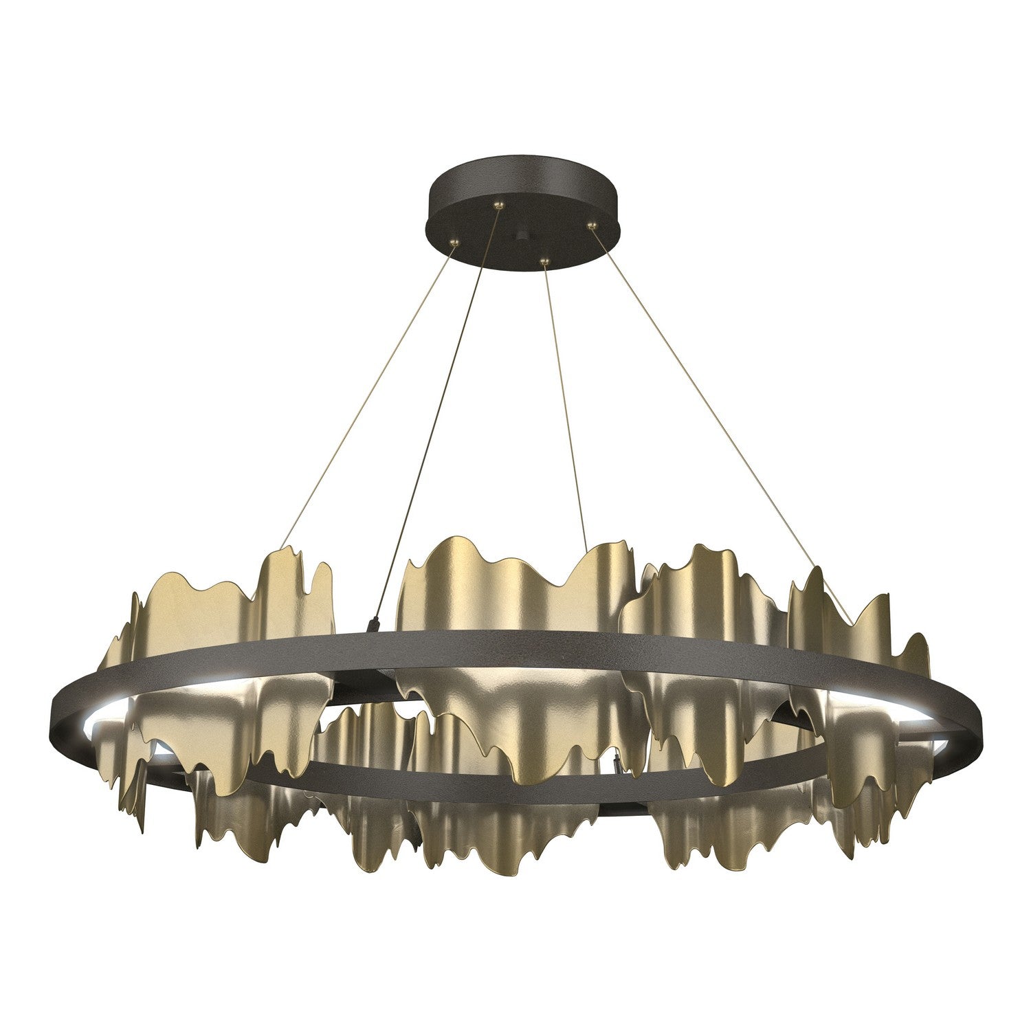 Hubbardton Forge - 139653-LED-STND-07-86 - Hildene Circular LED Pendant - Hildene - Dark Smoke
