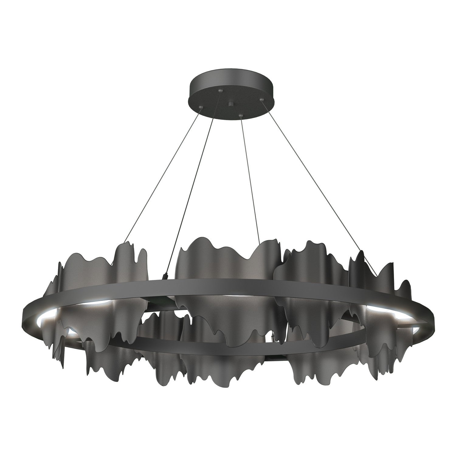 Hubbardton Forge - 139653-LED-STND-10-10 - Hildene Circular LED Pendant - Hildene - Black