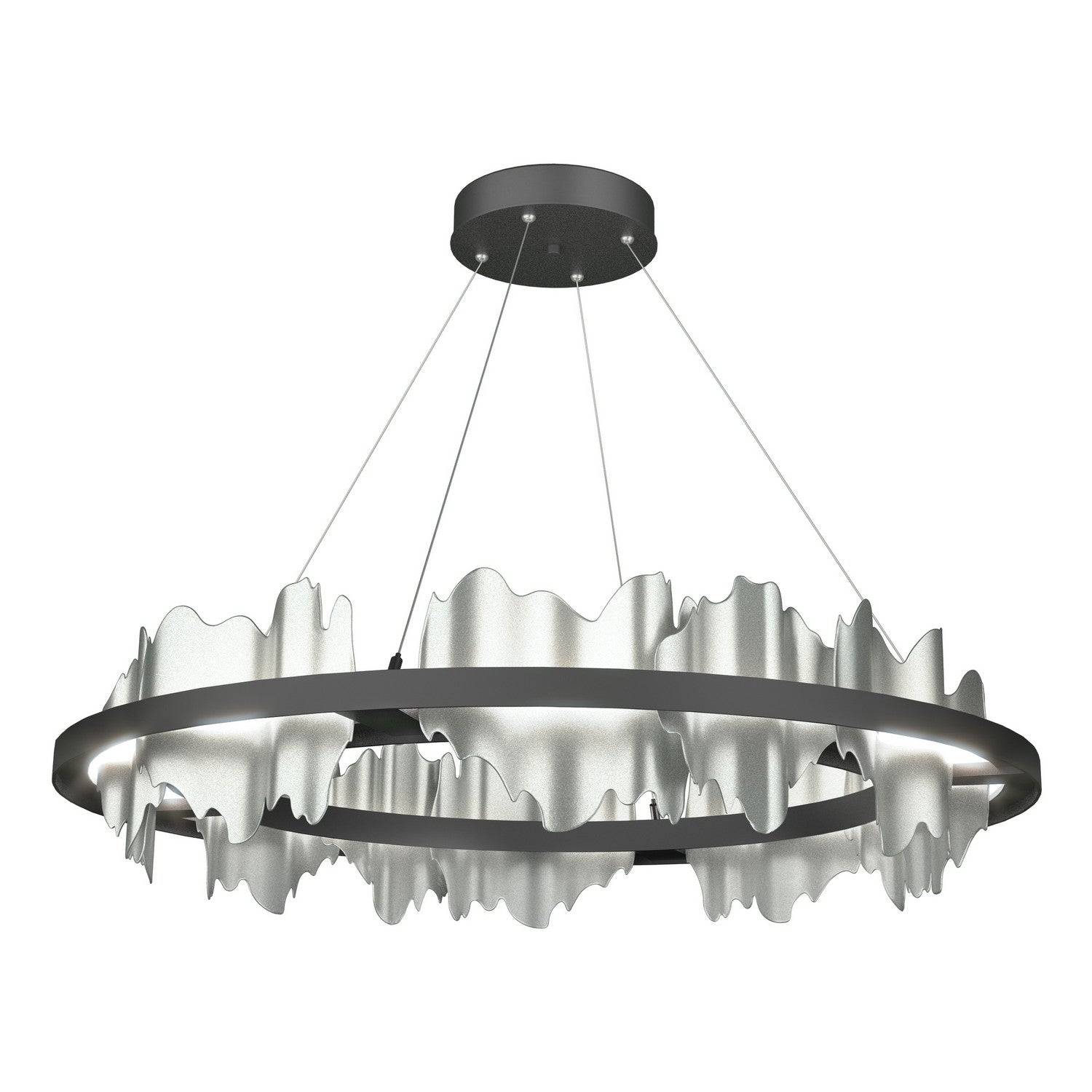 Hubbardton Forge - 139653-LED-STND-10-82 - Hildene Circular LED Pendant - Hildene - Black