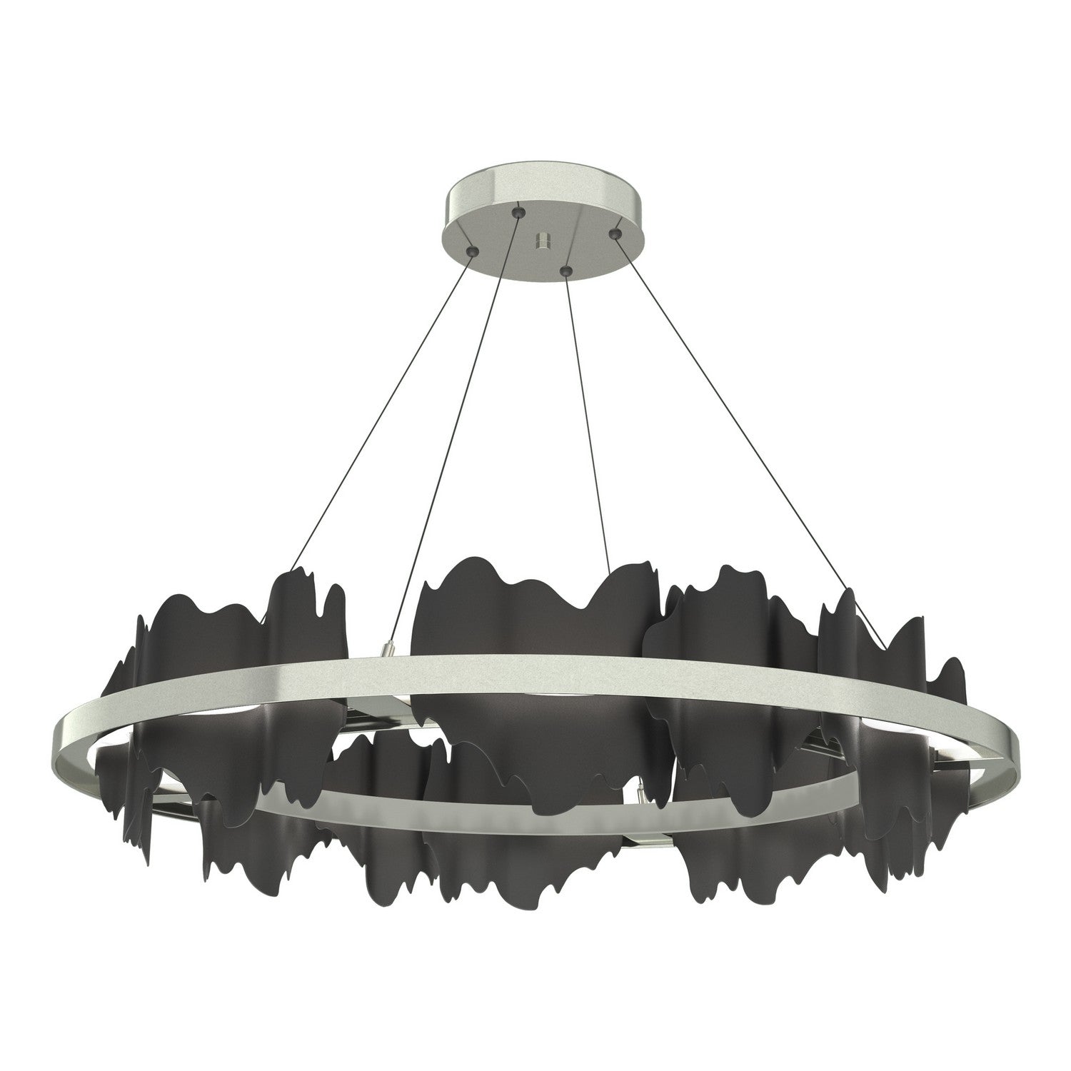 Hubbardton Forge - 139653-LED-STND-85-10 - Hildene Circular LED Pendant - Hildene - Sterling
