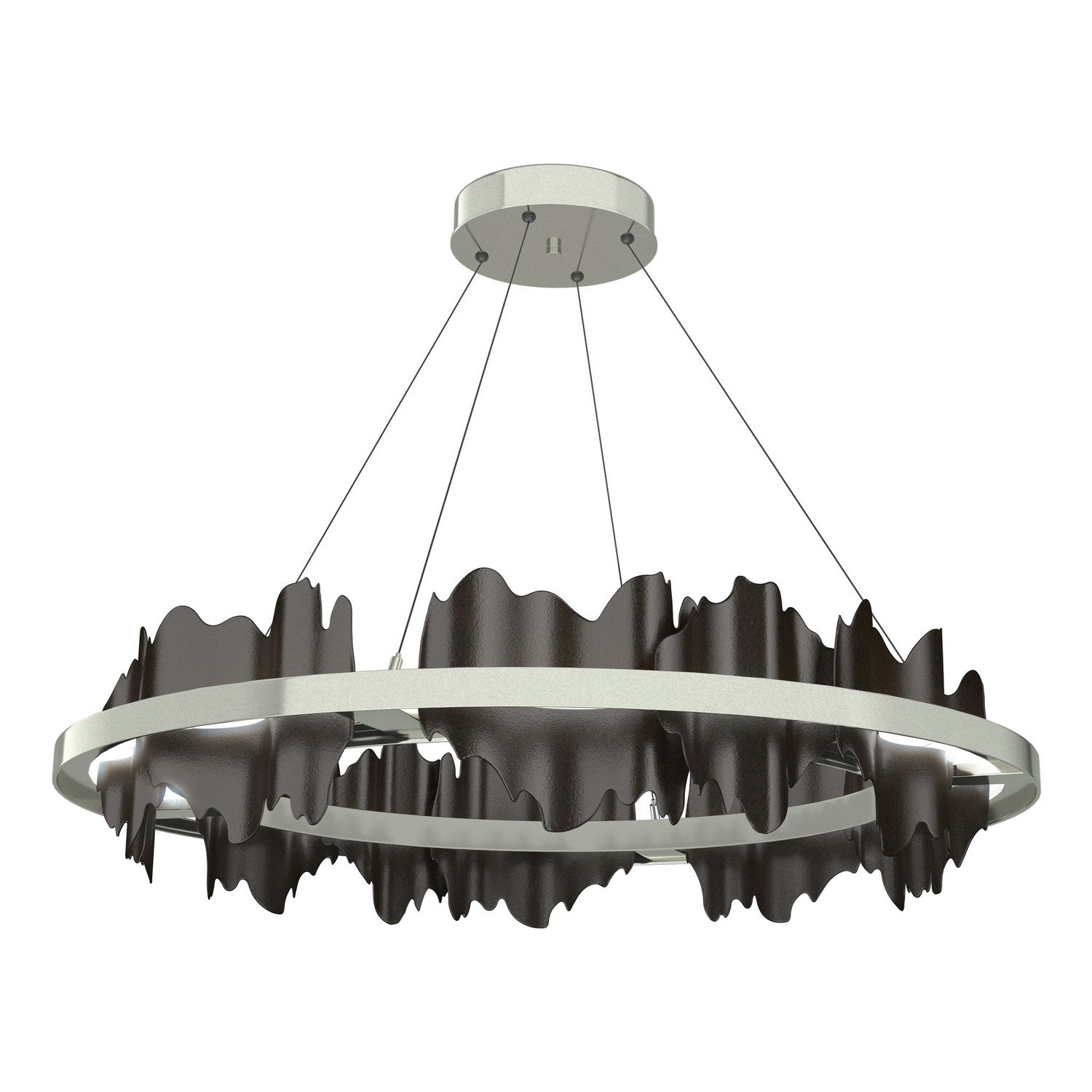 Hubbardton Forge - 139653-LED-STND-85-14 - Hildene Circular LED Pendant - Hildene - Sterling