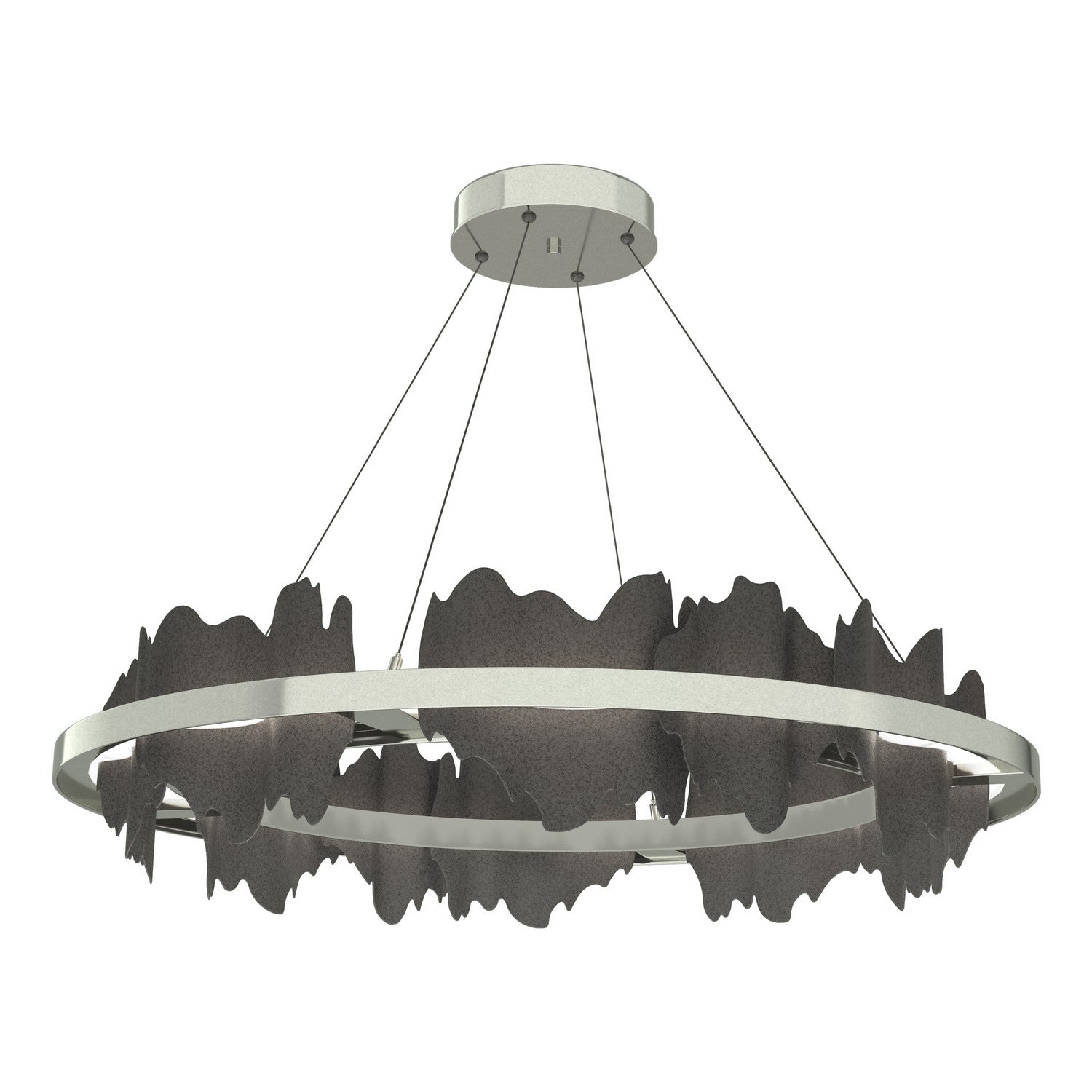 Hubbardton Forge - 139653-LED-STND-85-20 - Hildene Circular LED Pendant - Hildene - Sterling