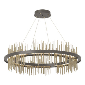 Hubbardton Forge - 139656-LED-STND-07-84 - LED Pendant - Gossamer - Dark Smoke