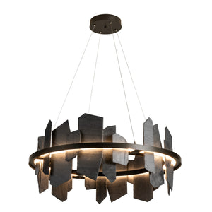 Hubbardton Forge - 139665-LED-STND-14-SL - LED Pendant - Ardesia - Oil Rubbed Bronze