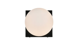 Elegant Lighting - LD7303W6BLK - One Light Bath Sconce - Jaylin - Black And Frosted White