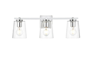 Elegant Lighting - LD7310W23CH - Three Light Bath Sconce - Kacey - Chrome And Clear