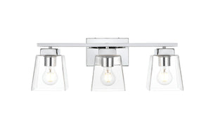 Elegant Lighting - LD7312W23CH - Three Light Bath Sconce - Merrick - Chrome And Clear