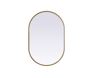 Elegant Lighting - MR2A2030BRS - Mirror - Asha - Brass