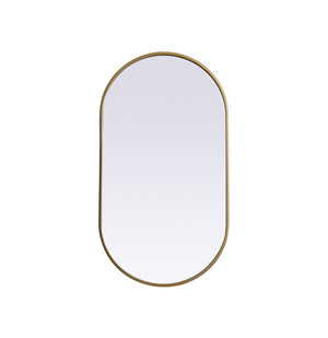 Elegant Lighting - MR2A2036BRS - Mirror - Asha - Brass