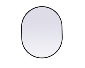 Elegant Lighting - MR2A2430BLK - Mirror - Asha - Black