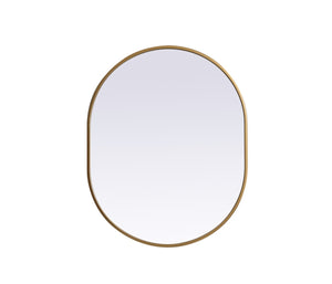 Elegant Lighting - MR2A2430BRS - Mirror - Asha - Brass
