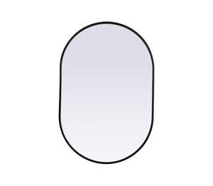 Elegant Lighting - MR2A2436BLK - Mirror - Asha - Black