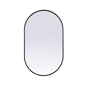 Elegant Lighting - MR2A2440BLK - Mirror - Asha - Black