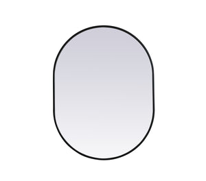 Elegant Lighting - MR2A2736BLK - Mirror - Asha - Black