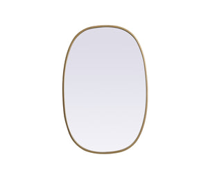 Elegant Lighting - MR2B2030BRS - Mirror - Brynn - Brass