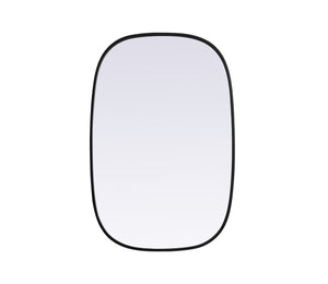 Elegant Lighting - MR2B2436BLK - Mirror - Brynn - Black