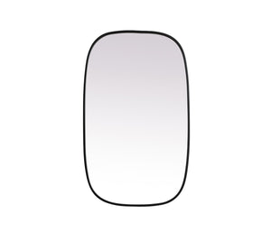 Elegant Lighting - MR2B2440BLK - Mirror - Brynn - Black