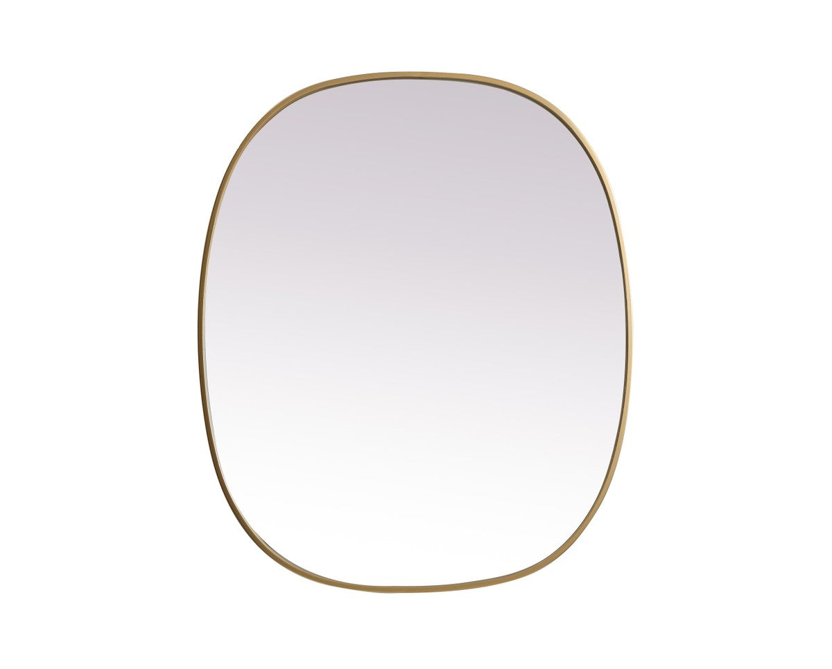Elegant Lighting - MR2B3036BRS - Mirror - Brynn - Brass
