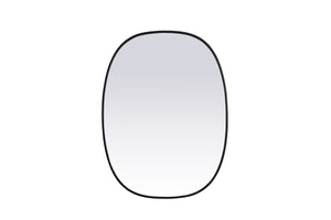 Elegant Lighting - MR2B3040BLK - Mirror - Brynn - Black