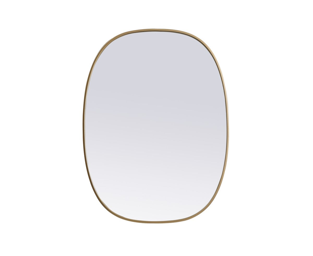 Elegant Lighting - MR2B3040BRS - Mirror - Brynn - Brass