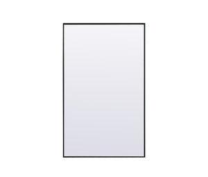 Elegant Lighting - MR4FL3660BK - Mirror - Eternity - Black