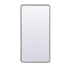 Elegant Lighting - MR80FL3060BK - Mirror - Evermore - Black