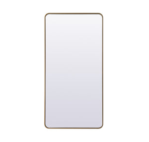 Elegant Lighting - MR80FL3060BR - Mirror - Evermore - Brass