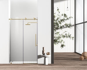 Elegant Lighting - SD101-4876BGD - Shower Door - Raleigh - Brushed Gold