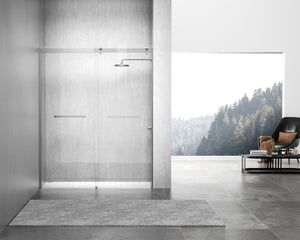 Elegant Lighting - SD202-6076BNK - Shower Door - Hamilton - Brushed Nickel