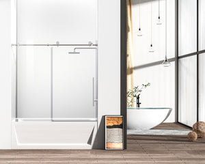 Elegant Lighting - TD111-6060PCH - Tub Door - Orlando - Polished Chrome
