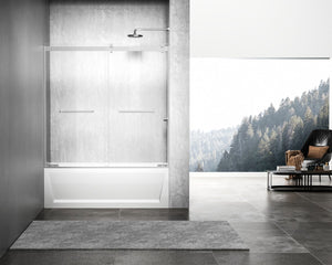 Elegant Lighting - TD222-6060PCH - Tub Door - Ross - Polished Chrome