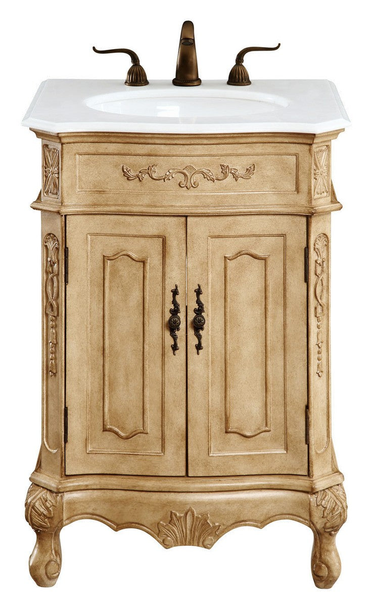 Elegant Lighting - VF-1001-VW - Single Bathroom Vanity - Danville - Antique beige