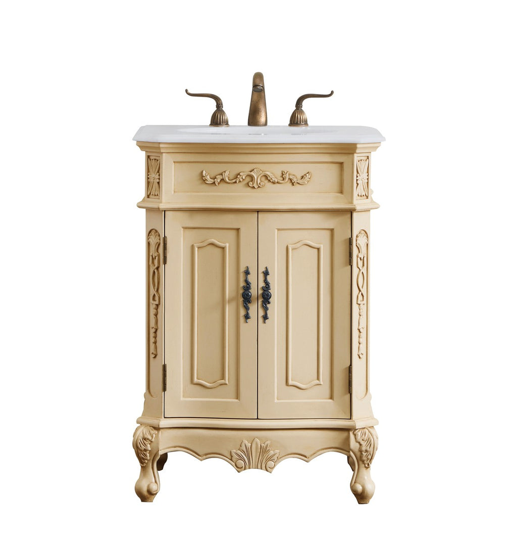 Elegant Lighting - VF10124LT-VW - Single Bathroom Vanity - Danville - Light antique beige