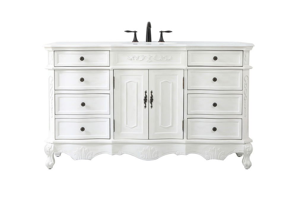 Elegant Lighting - VF10160AW-VW - Single Bathroom Vanity - Danville - Antique white