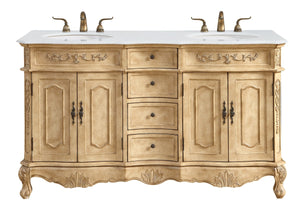 Elegant Lighting - VF10160DAB-VW - Double Bathroom Vanity - Danville - Antique Beige