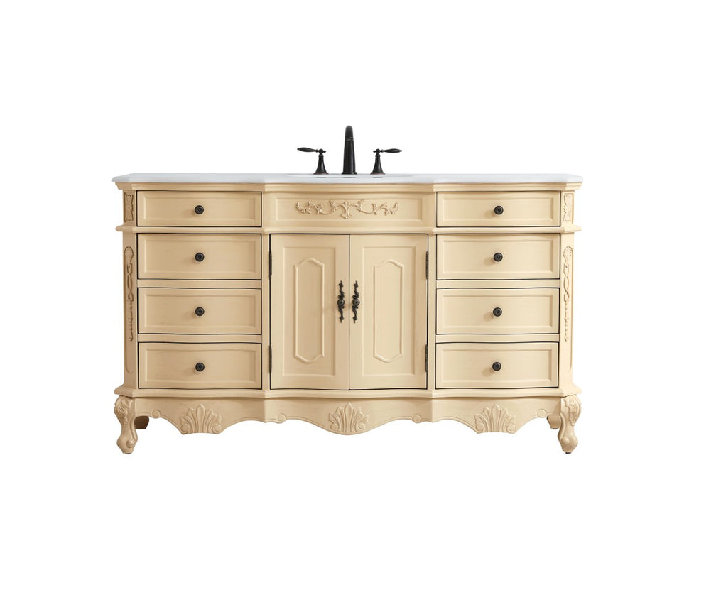 Elegant Lighting - VF10160LT-VW - Single Bathroom Vanity - Danville - Light antique beige